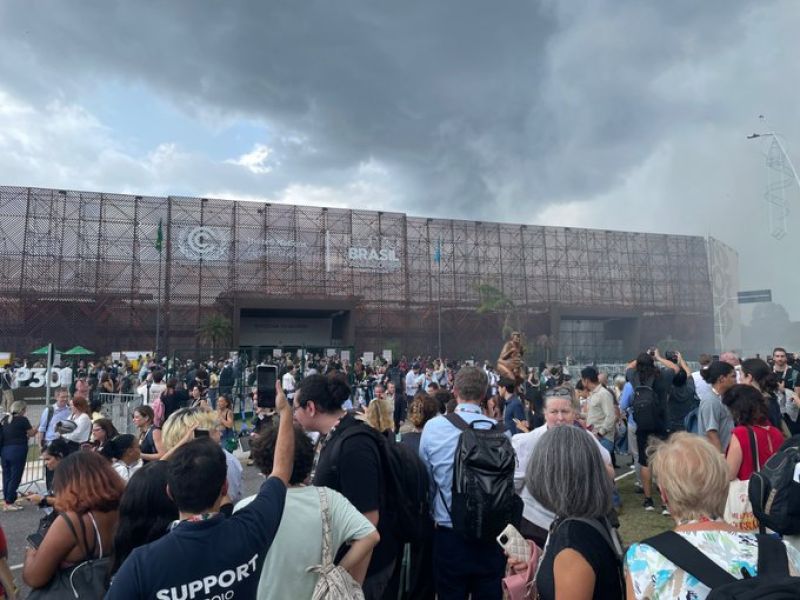 بيليم بيان أممي - برازيلي مشترك: السيطرة على حريق محدود في COP30 وتعليق مؤقت للمنطقة الزرقاء