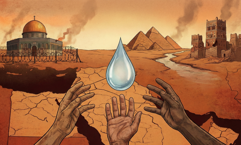التنمية وصراع المناخ: في مواجهة أزمة المياه وعطش عابر للحدود .. فلسطين ومصر واليمن